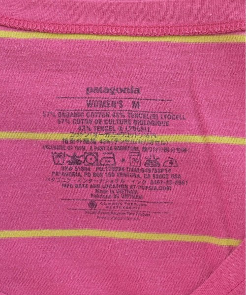Patagonia（パタゴニア）Tシャツ・カットソー ピンク サイズ:M レディース/2200453121200
