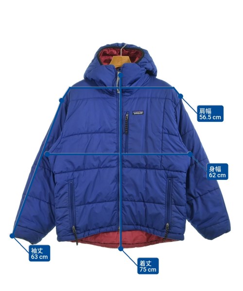 Patagonia（パタゴニア）ダウンジャケット/ダウンベスト 青 サイズ:M メンズ/2200638083026