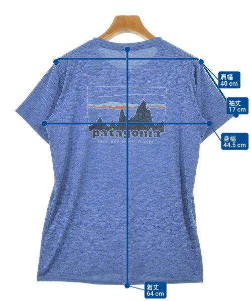 Patagonia（パタゴニア）Tシャツ・カットソー 青 サイズ:M レディース/2200615276571