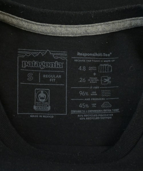 Patagonia（パタゴニア）Tシャツ・カットソー 黒 サイズ:S メンズ/2200628740038