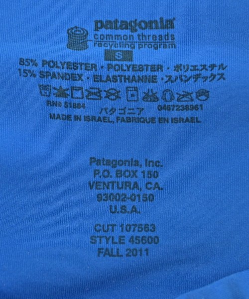 Patagonia（パタゴニア）Tシャツ・カットソー 青 サイズ:S メンズ/2200624335030