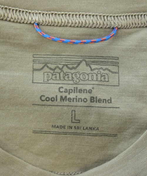 Patagonia（パタゴニア）Tシャツ・カットソー ベージュ サイズ:L メンズ/2200624386087