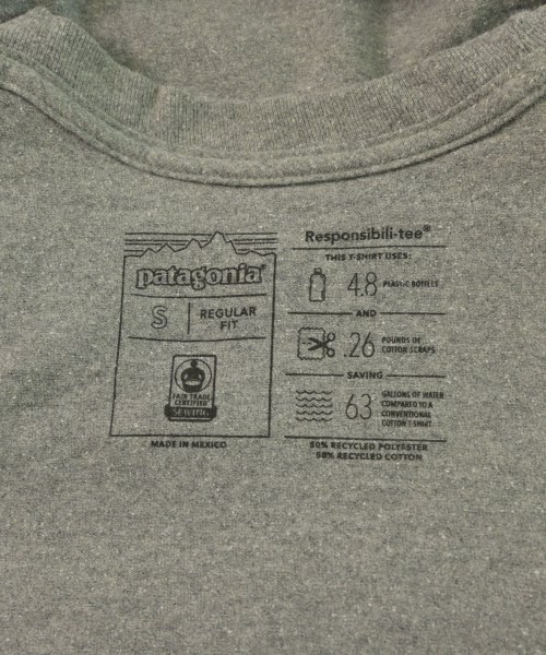 Patagonia（パタゴニア）Tシャツ・カットソー グレー サイズ:S メンズ/2200614050042