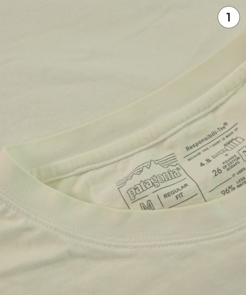 Patagonia（パタゴニア）Tシャツ・カットソー 白 サイズ:M メンズ/2200617387022
