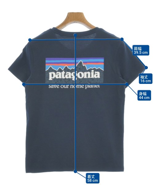 Patagonia（パタゴニア）Tシャツ・カットソー 青 サイズ:S レディース/2200631558019