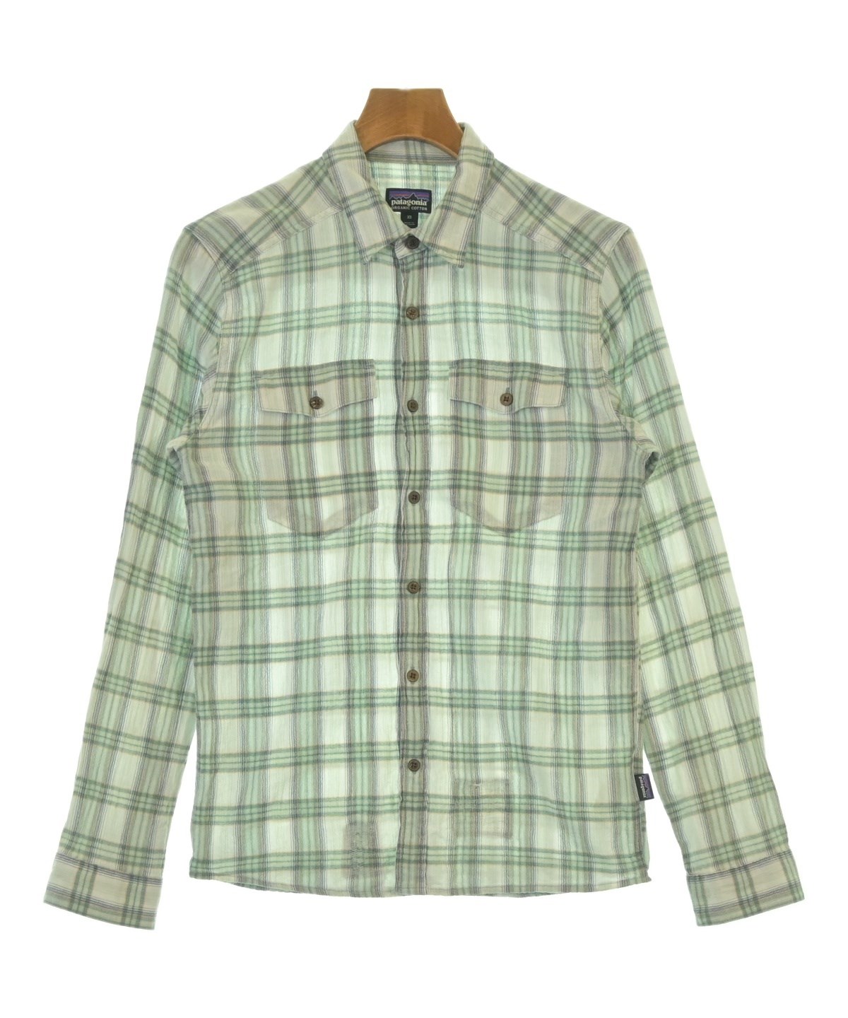 Patagonia（パタゴニア）カジュアルシャツ 緑 サイズ:XS メンズ
