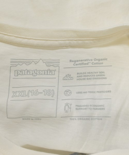 Patagonia（パタゴニア）Tシャツ・カットソー 白 サイズ:XXL レディース/2200610238048