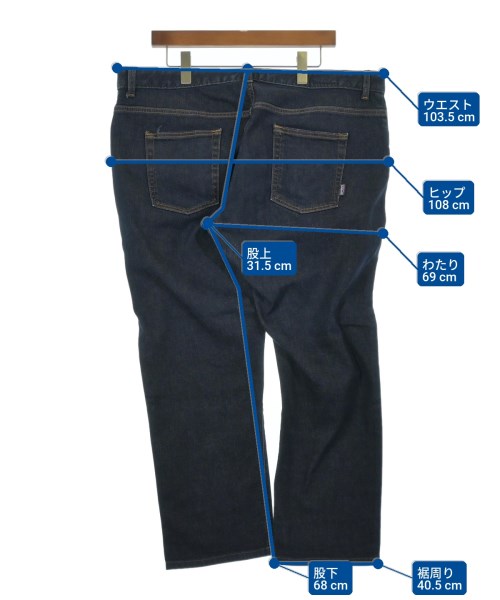 Patagonia（パタゴニア）デニムパンツ 紺 サイズ:40(XXL位) メンズ/2200611464019