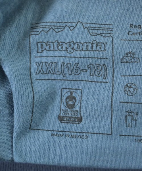 Patagonia（パタゴニア）Tシャツ・カットソー 青 サイズ:16-18(XXL位) レディース/2200606709040