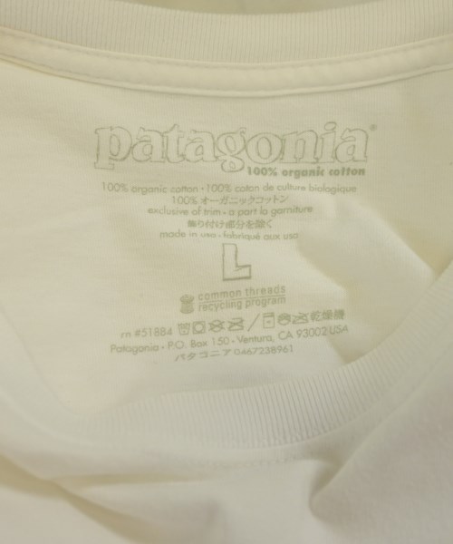 Patagonia（パタゴニア）Tシャツ・カットソー 白 サイズ:L メンズ/2200617940036