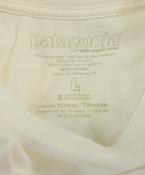 Patagonia（パタゴニア）Tシャツ・カットソー 白 サイズ:L メンズ/2200617940050