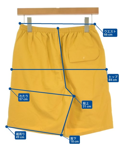 Patagonia（パタゴニア）ショートパンツ 黄 サイズ:XS メンズ/2200610690082