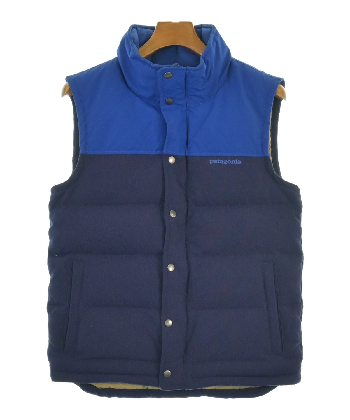 Patagonia（パタゴニア）ダウンジャケット/ダウンベスト 青 サイズ:XS