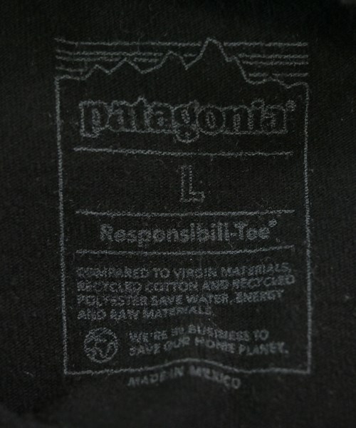 Patagonia（パタゴニア）Tシャツ・カットソー 黒 サイズ:L メンズ/2200669542066