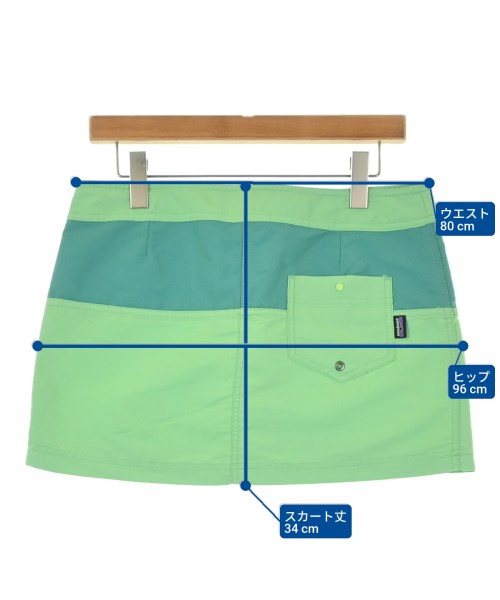 Patagonia（パタゴニア）ミニスカート 緑 サイズ:8(L位) レディース/2200673325082
