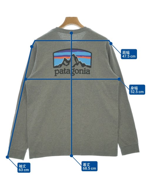 Patagonia（パタゴニア）Tシャツ・カットソー グレー サイズ:M メンズ/2200674097216
