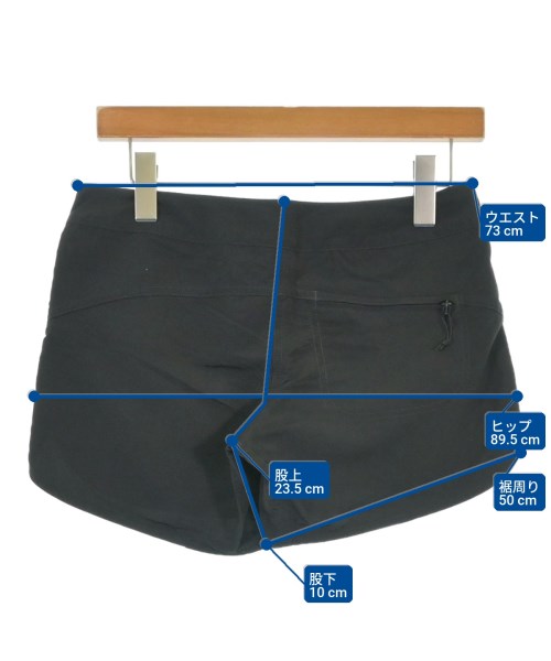 Patagonia（パタゴニア）ショートパンツ 黒 サイズ:0(XS位) レディース/2200674496101