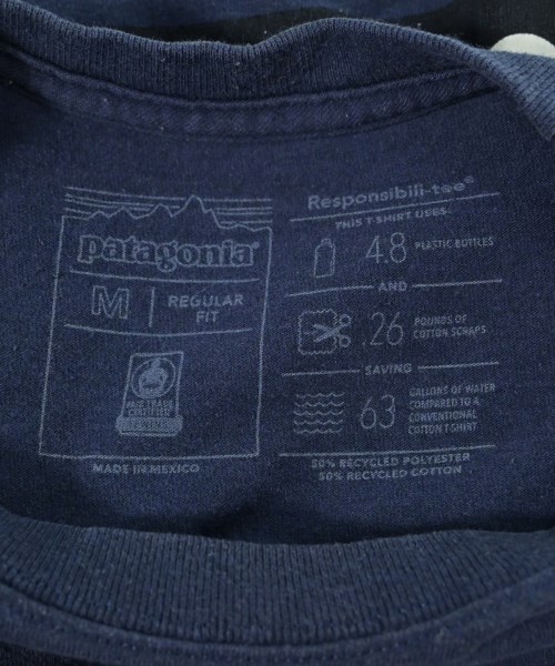 Patagonia（パタゴニア）Tシャツ・カットソー 紺 サイズ:M メンズ/2200681152038