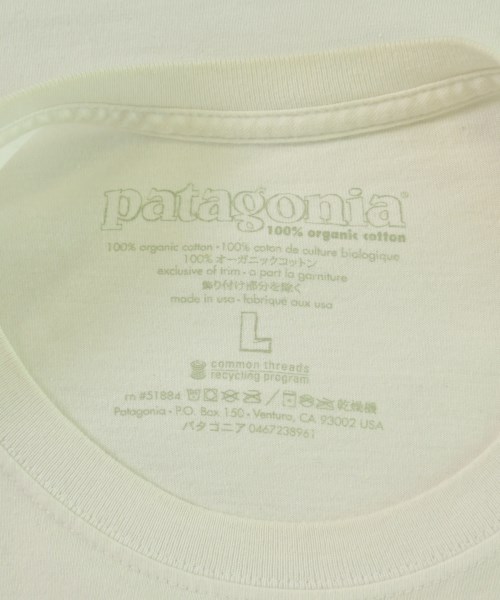Patagonia（パタゴニア）Tシャツ・カットソー 白 サイズ:L メンズ/2200693658061