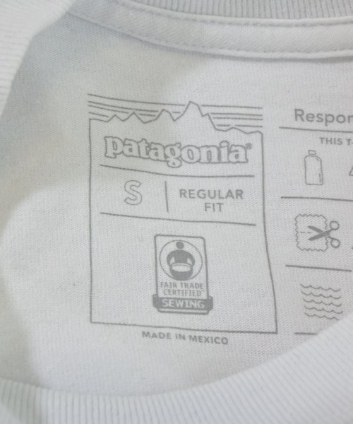Patagonia（パタゴニア）Tシャツ・カットソー 白 サイズ:S メンズ/2200692320037