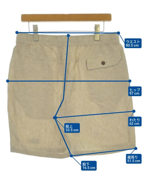 Patagonia（パタゴニア）ショートパンツ ベージュ サイズ:M メンズ/2200694690251