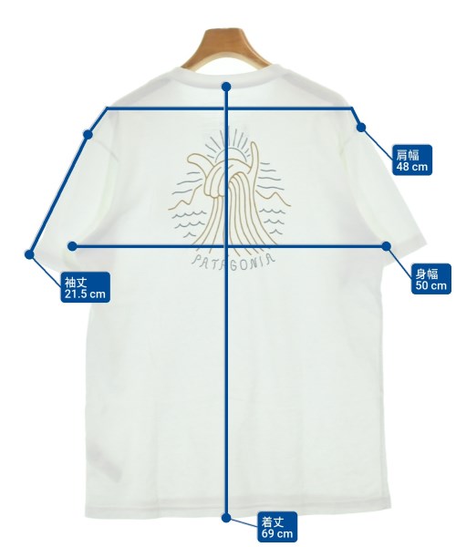 Patagonia（パタゴニア）Tシャツ・カットソー 白 サイズ:S メンズ/2200694443017