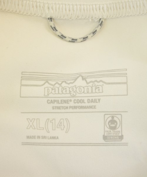 Patagonia（パタゴニア）Tシャツ・カットソー 白 サイズ:14(XS位) レディース/2200697697363