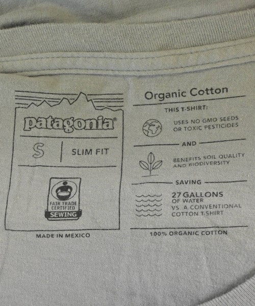 Patagonia（パタゴニア）Tシャツ・カットソー カーキ サイズ:S レディース/2200697697387