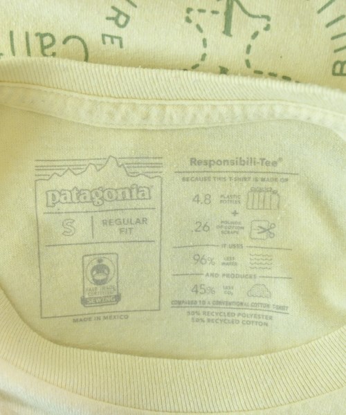 Patagonia（パタゴニア）Tシャツ・カットソー 黄 サイズ:S メンズ/2200698022034