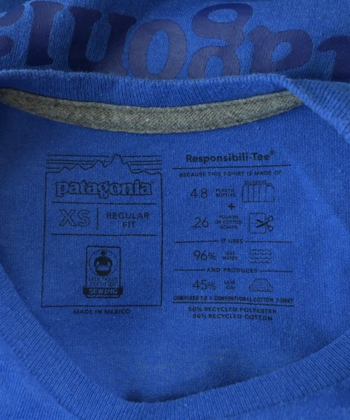 Patagonia（パタゴニア）Tシャツ・カットソー 青 サイズ:XS メンズ/2200698022041