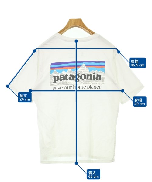 Patagonia（パタゴニア）Tシャツ・カットソー 白 サイズ:S メンズ/2200701553081
