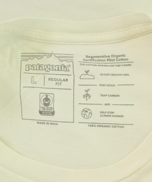 Patagonia（パタゴニア）Tシャツ・カットソー 白 サイズ:L メンズ/2200699383028