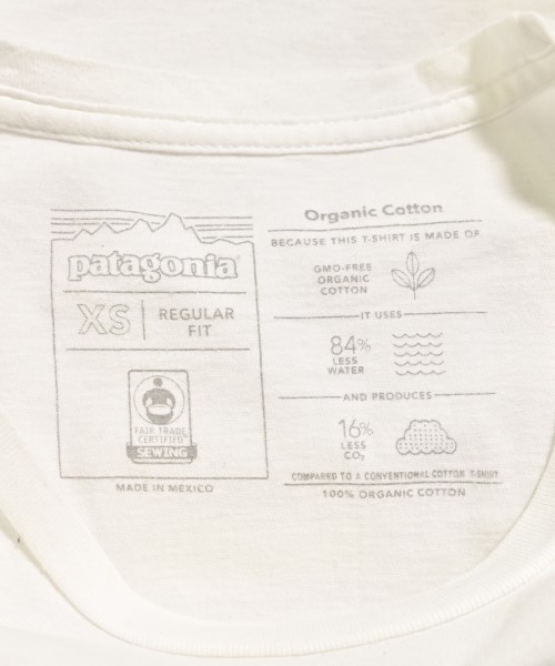 Patagonia（パタゴニア）Tシャツ・カットソー 白 サイズ:XS レディース/2200642388155
