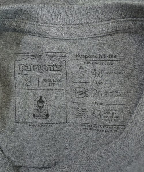 Patagonia（パタゴニア）Tシャツ・カットソー グレー サイズ:S メンズ/2200655888055