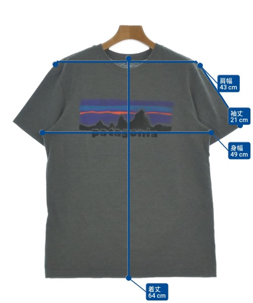 Patagonia（パタゴニア）Tシャツ・カットソー グレー サイズ:M メンズ/2200657320034