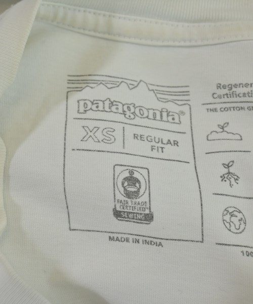 Patagonia（パタゴニア）Tシャツ・カットソー 白 サイズ:XS レディース/2200656437016