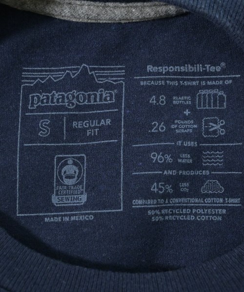 Patagonia（パタゴニア）Tシャツ・カットソー 紺 サイズ:S メンズ/2200708694107