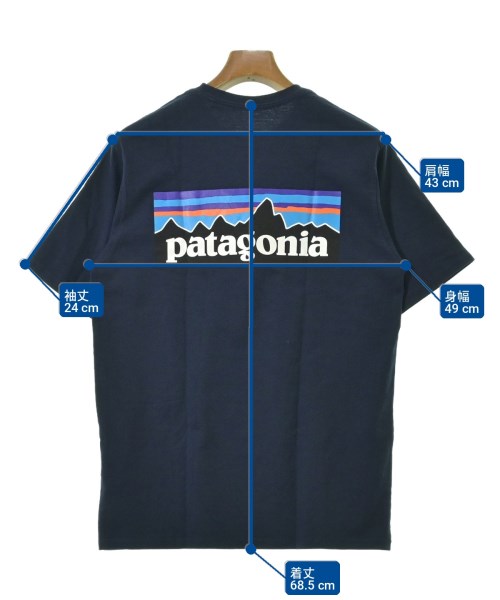 Patagonia（パタゴニア）Tシャツ・カットソー 紺 サイズ:S メンズ/2200708694107