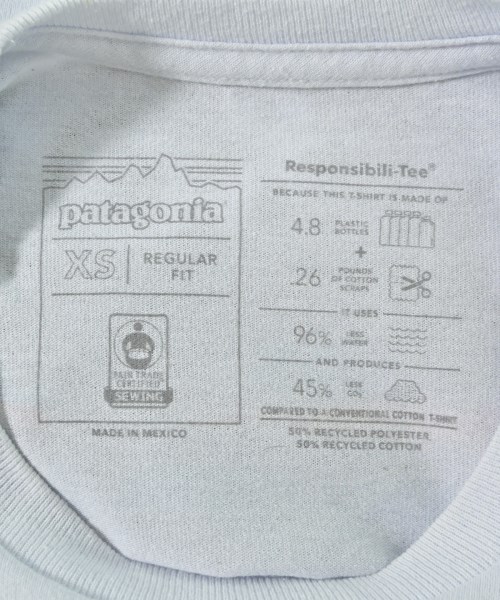 Patagonia（パタゴニア）Tシャツ・カットソー 白 サイズ:XS メンズ/2200712248044