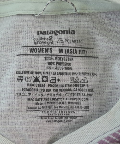Patagonia（パタゴニア）Tシャツ・カットソー 紫 サイズ:M レディース/2200713088021