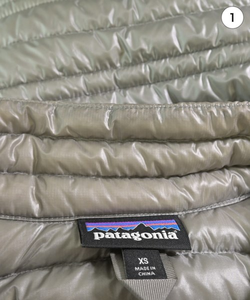 Patagonia（パタゴニア）ダウンジャケット/ダウンベスト グレー サイズ:XS レディース/2200714601038