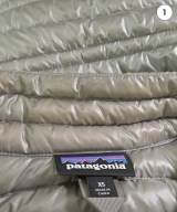 Patagonia（パタゴニア）ダウンジャケット/ダウンベスト グレー サイズ:XS レディース/2200714601038