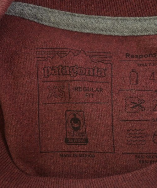 Patagonia（パタゴニア）Tシャツ・カットソー 赤 サイズ:XS メンズ/2200714723020