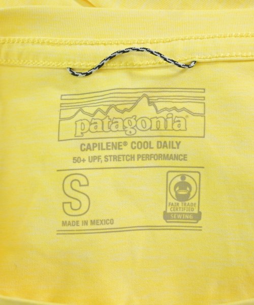Patagonia（パタゴニア）Tシャツ・カットソー 黄 サイズ:S レディース/2200713293036