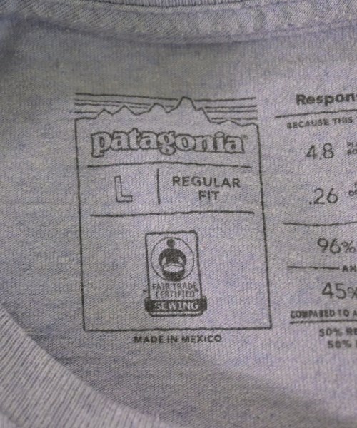 Patagonia（パタゴニア）Tシャツ・カットソー 紫 サイズ:L メンズ/2200713472011