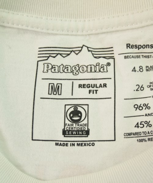 Patagonia（パタゴニア）Tシャツ・カットソー 白 サイズ:M メンズ/2200636096042