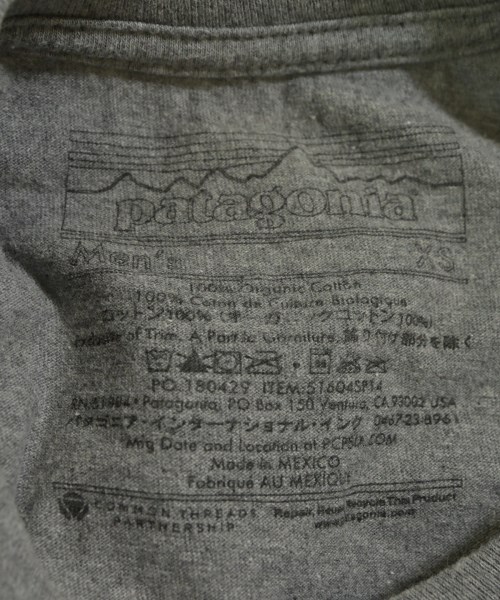 Patagonia（パタゴニア）Tシャツ・カットソー グレー サイズ:XS メンズ/2200640050030