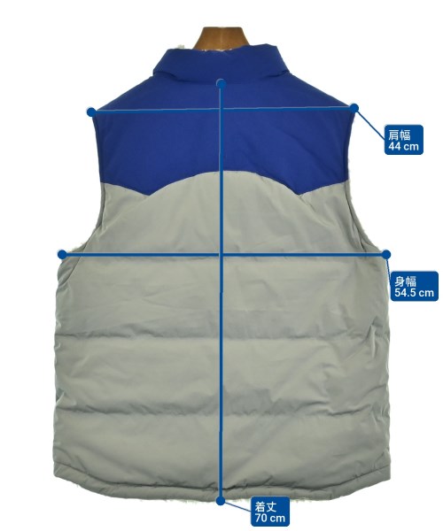 Patagonia（パタゴニア）ダウンジャケット/ダウンベスト 青 サイズ:M メンズ/2200647104026