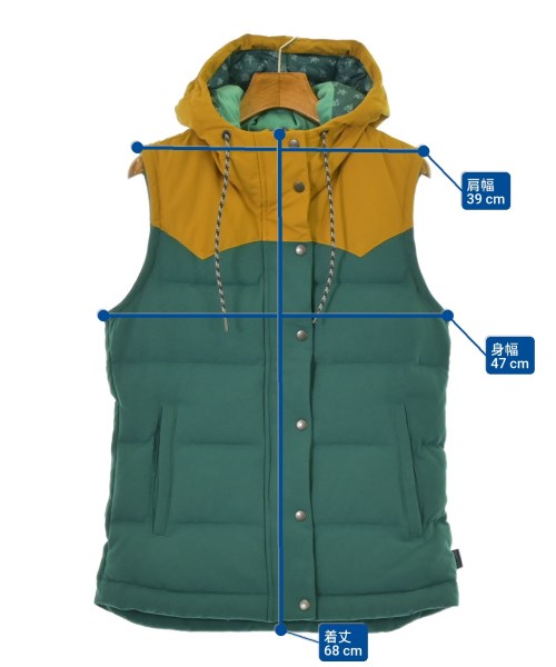 Patagonia（パタゴニア）ダウンジャケット/ダウンベスト 緑 サイズ:XS レディース/2200653822051