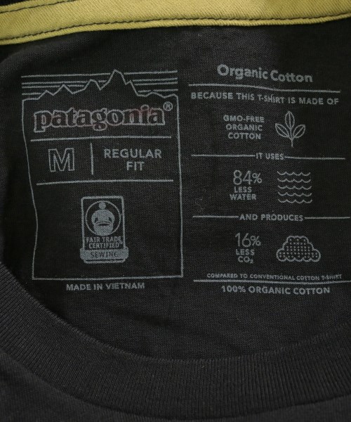 Patagonia（パタゴニア）Tシャツ・カットソー 黒 サイズ:M メンズ/2200700493029